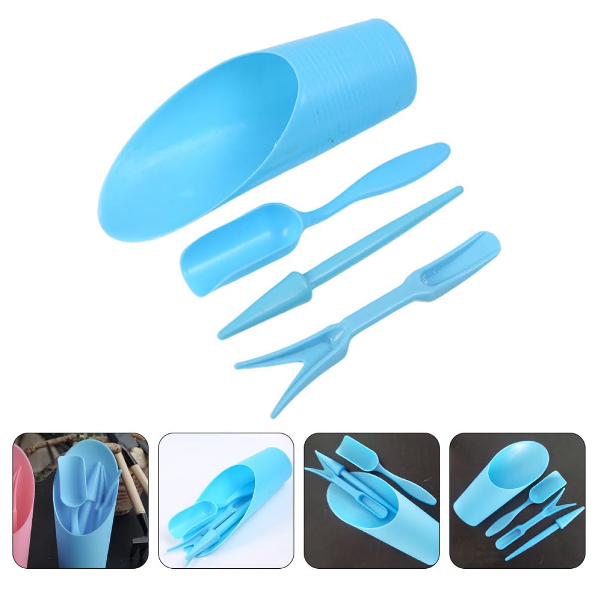 Gardening Tools Brands - 4 stks/set, Plastic Duurzaam Emmer schop