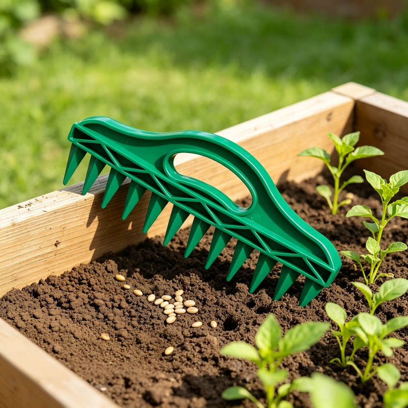 Gardening Tools Vegetables - Plastic handzaaimachine voor de tuin, grondgatpons