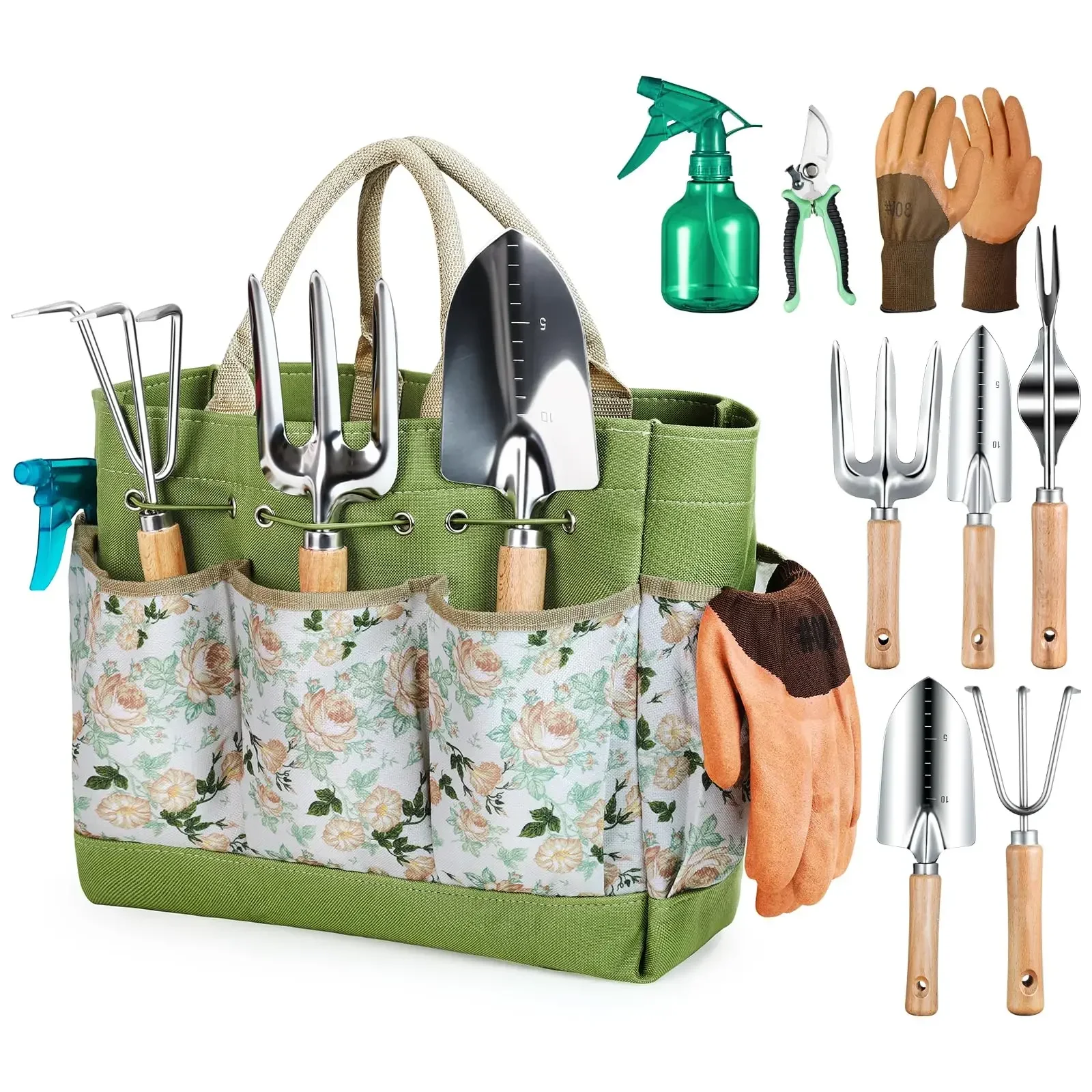 Gardening Tools Kids - Tuingereedschap 9-delig Zwaar Tuinieren Handgereedschap Duurzame
