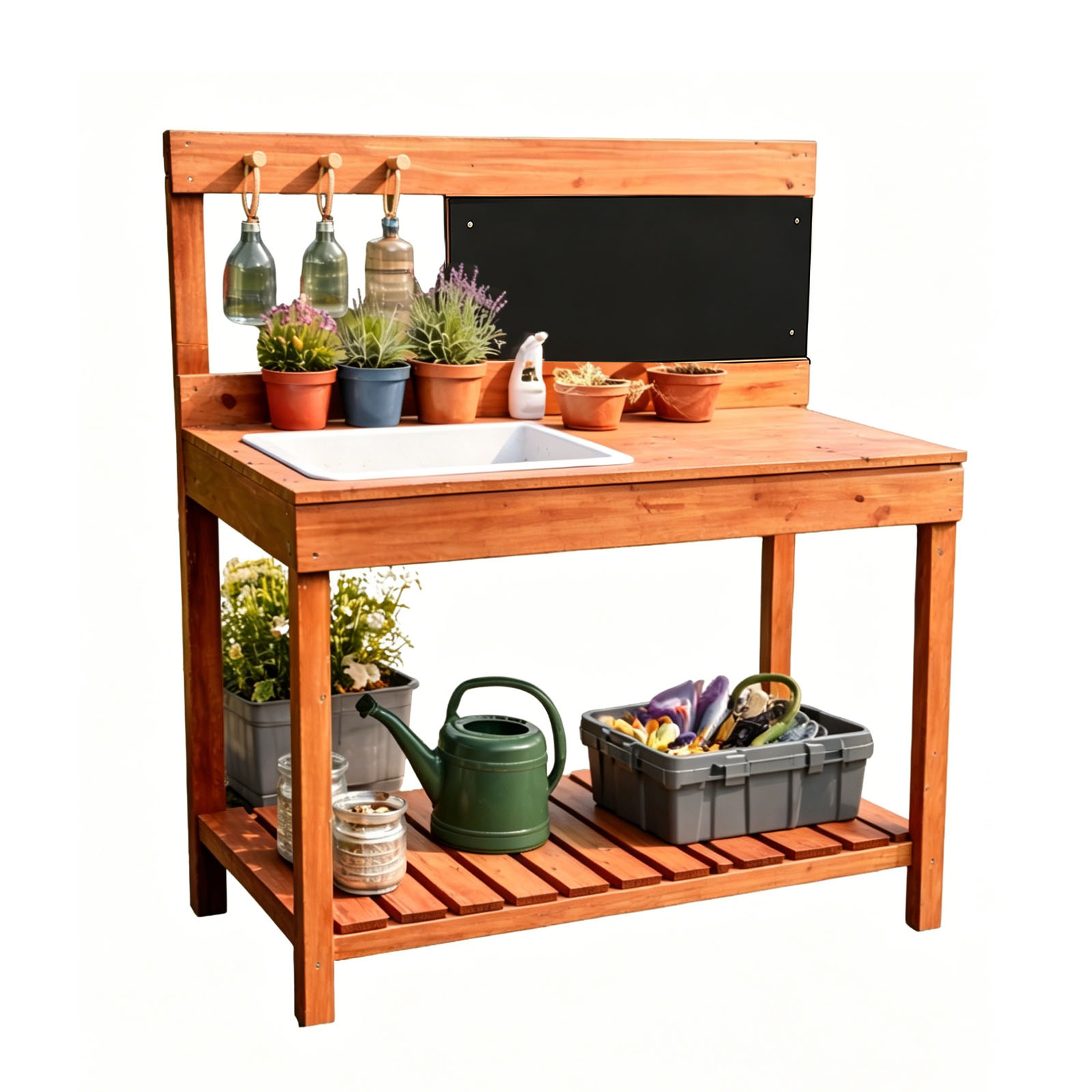 Houten plantentafels voor kind - Gardening Tools Kids recensie en prijs